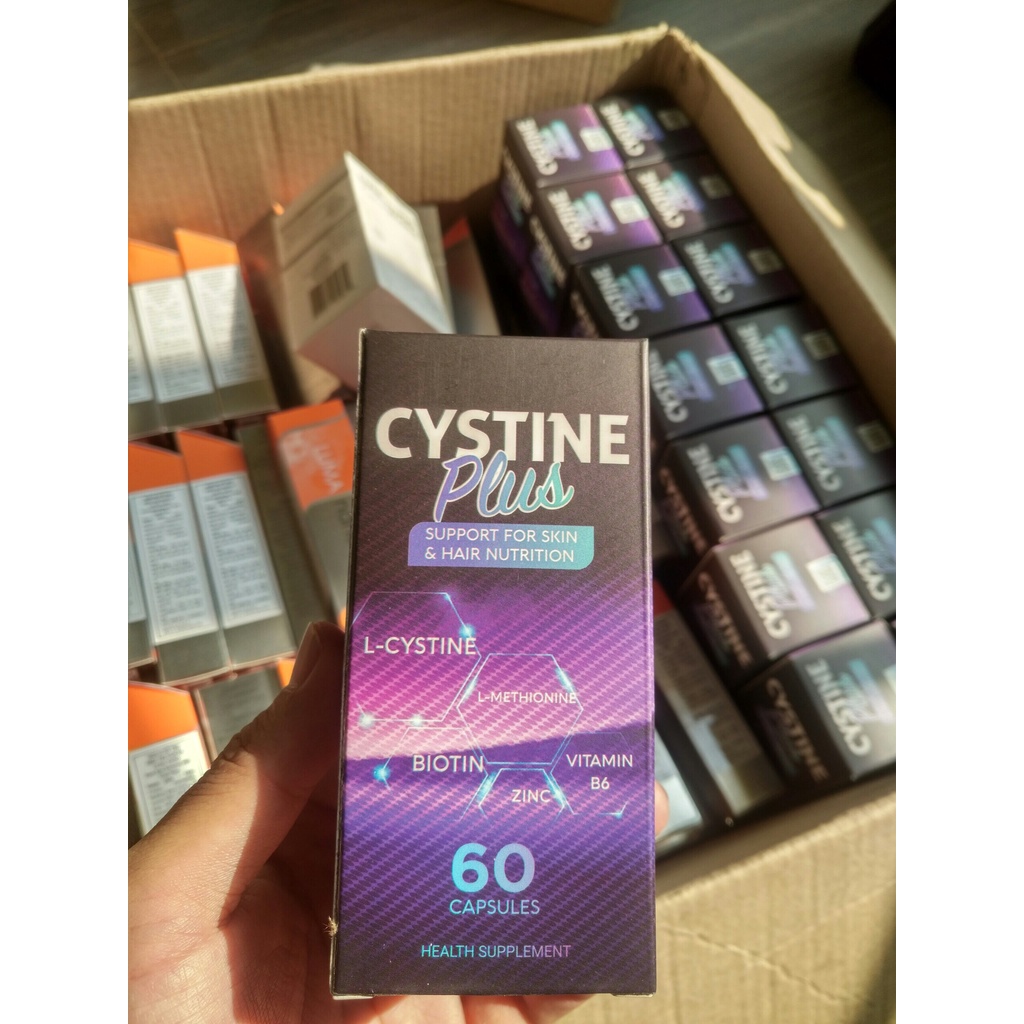 Viên Uống Cystine Plus Giảm Mụn, Ngăn Rụng Tóc, Giảm Sắc Tố Da 60 viên