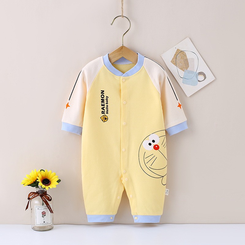 Body dài tay cao cấp bodysuit hàng Quảng Châu in hình cute cho bé trai bé gái