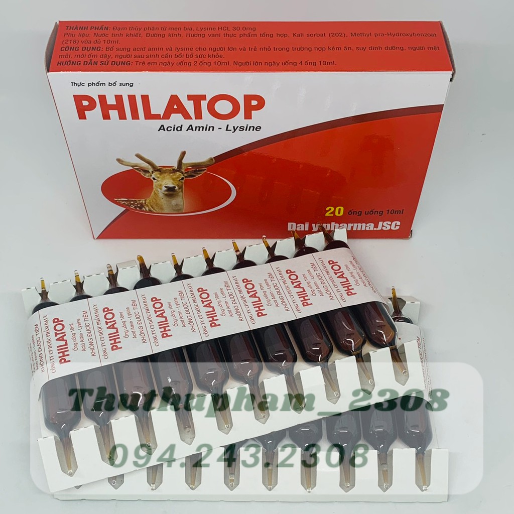 PHILATOP NEW - HỘP 20 ỐNG