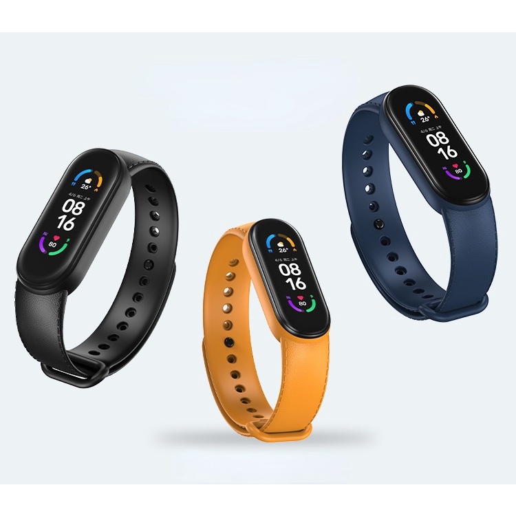 Dây Đeo Đồng Hồ 12 Màu Tương Thích Mi Band 6/5 4/3