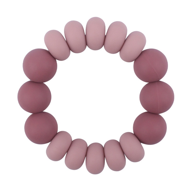 Vòng Tay Chuỗi Hạt Silicone Cho Bé Đang Mọc Răng