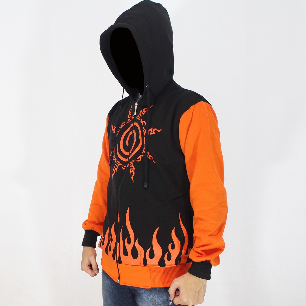 Áo Khoác Hoodie Họa Tiết Naruto Yondaime Hokage Kyubi Cá Tính Cho Bé