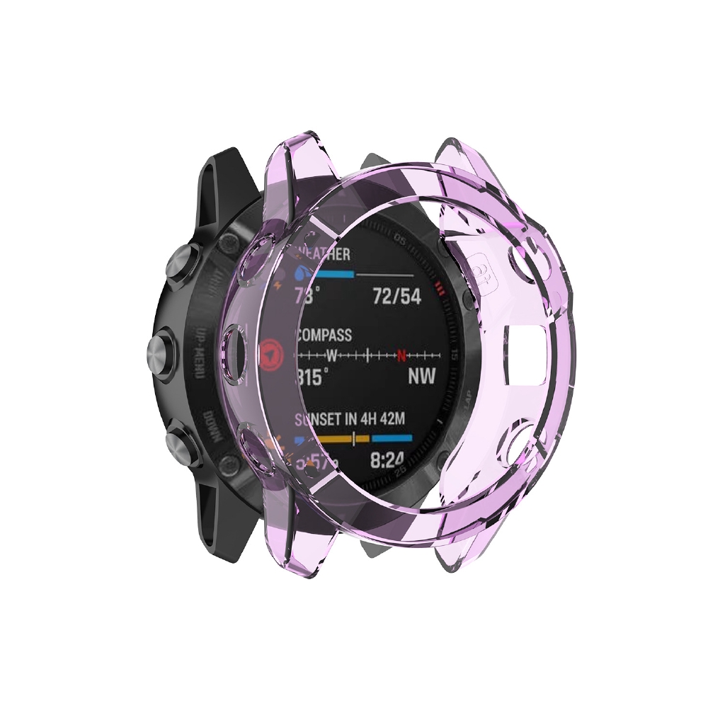 Vỏ TPU bảo vệ trong suốt thích hợp cho Garmin Fenix 6 6X 6S pro