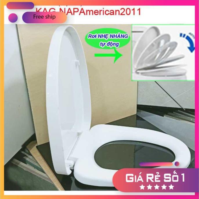 Nắp đậy cho bồn cầu 1 khối Amrerican VF2010- VF2011, nắp rơi êm bồn cầu khối American2011 giá tốt chất lượng tốt