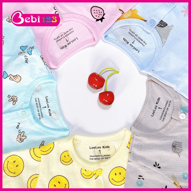 Bộ LeeLee Kids cọc tay, ba lỗ siêu mềm mát cho bé