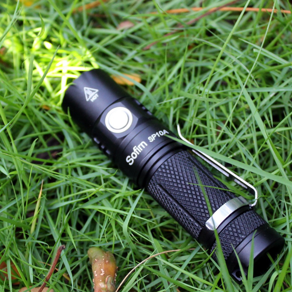 Đèn pin siêu sáng Sofirn SP10S 14500 800lm LH351D LED Flashlight mini torch powered by 14500 or AA battery