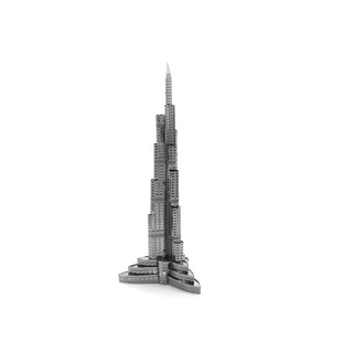 Mô Hình Lắp Ghép kim Loại 3D Tòa tháp Burj Khalifa