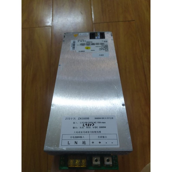 Nguồn Viễn Thông ZTE ZXD 1500; ZXD 2400; ZXD 3000 53.5V-50A 3000W . Nguồn cũ tháo máy.