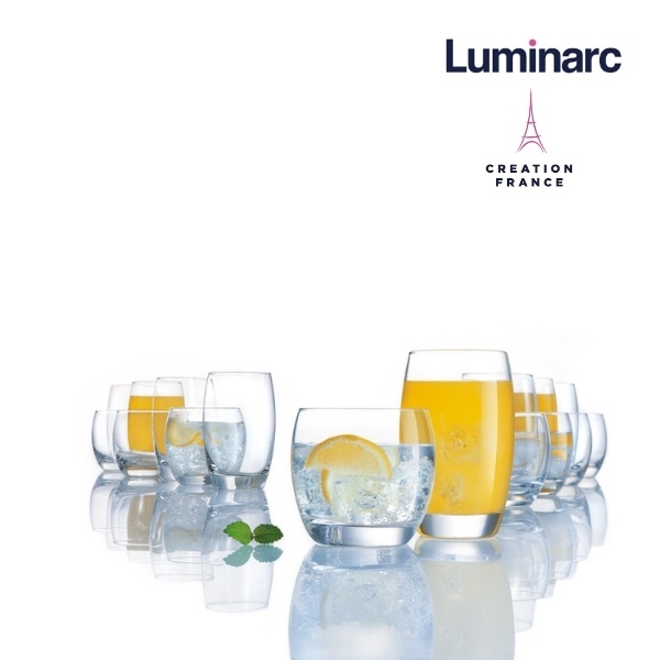 Bộ 6 Ly Cao Thuỷ Tinh Luminarc Salto 350ml- LUSAG2560