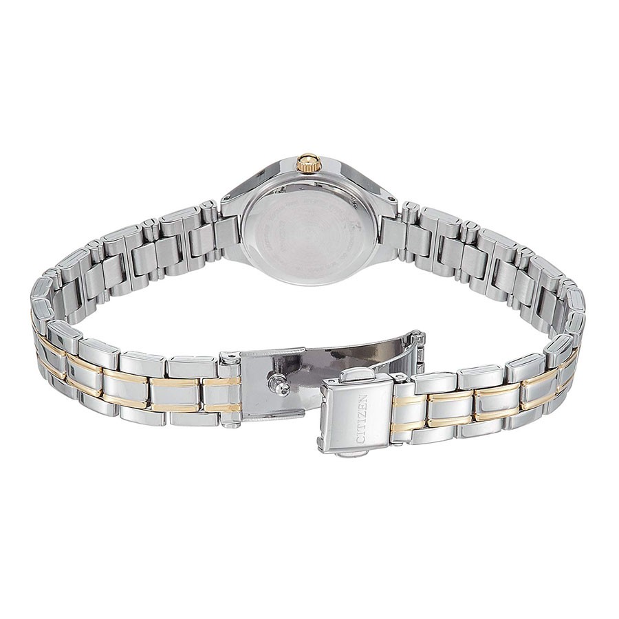 Đồng Hồ Nữ Citizen Đính Đá Swarovski Dây Thép Không Gỉ EJ6094-52E - Mặt Đen