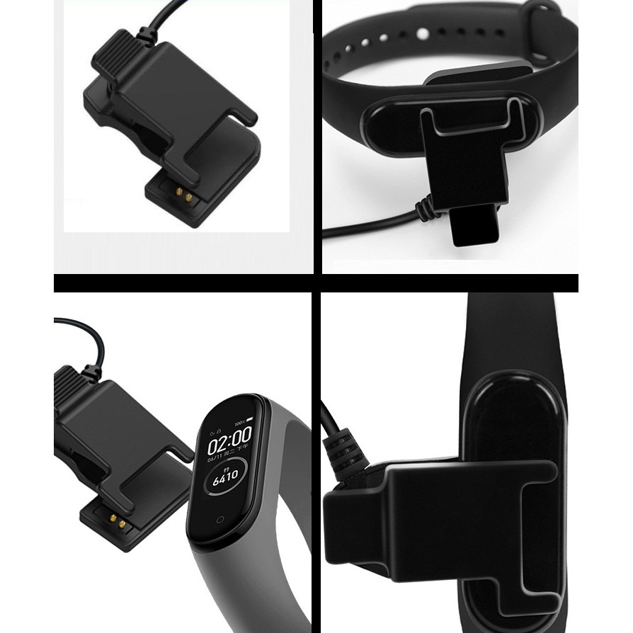 Sạc Mi Band 4 Không Cần Tháo Dây Đeo 30Cm