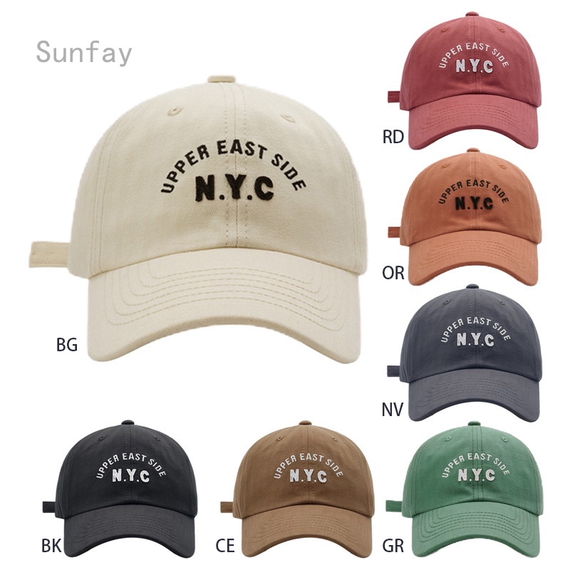 Mũ Lưỡi Trai Mềm Thêu Chữ Nyc Thời Trang Xuân Hè Dễ Phối Đồ Cho Nam