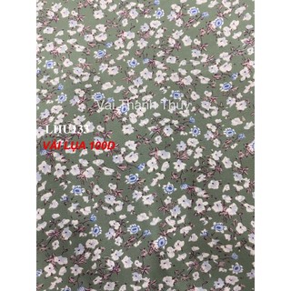 VẢI LỤA   HOA NHÍ - DÒNG VẢI THÔNG DỤNG - 1 MÉT X 1M5