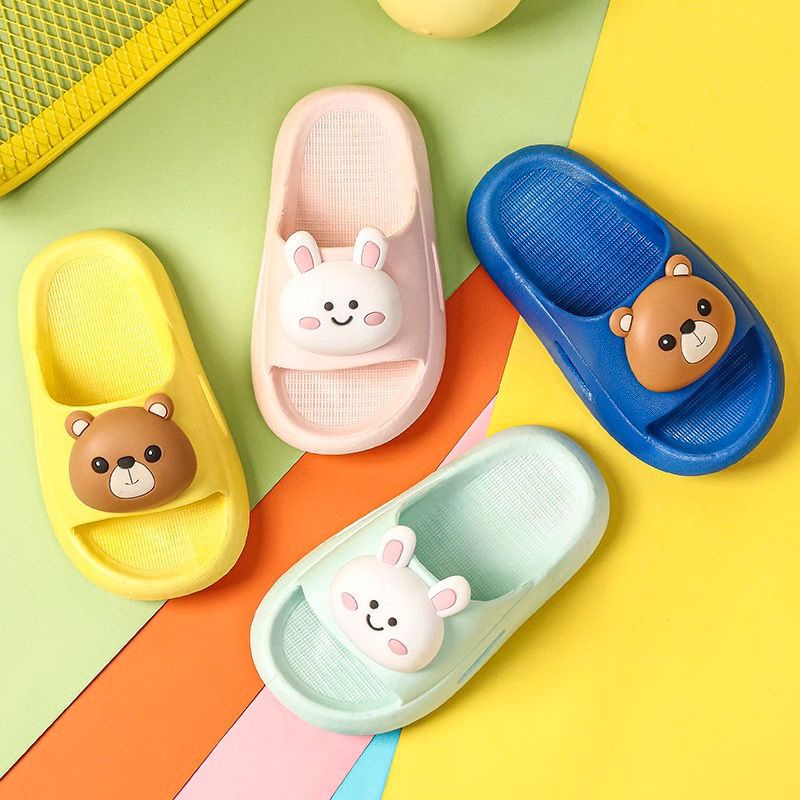 Dép đi trong nhà trẻ em mùa hè nam và nữ trong nhà không trơn trượt đáy mềm dày không trơn trượt nhà tắm bé dép đi trong nhà dép trẻ em dép và dép đi trong nhà