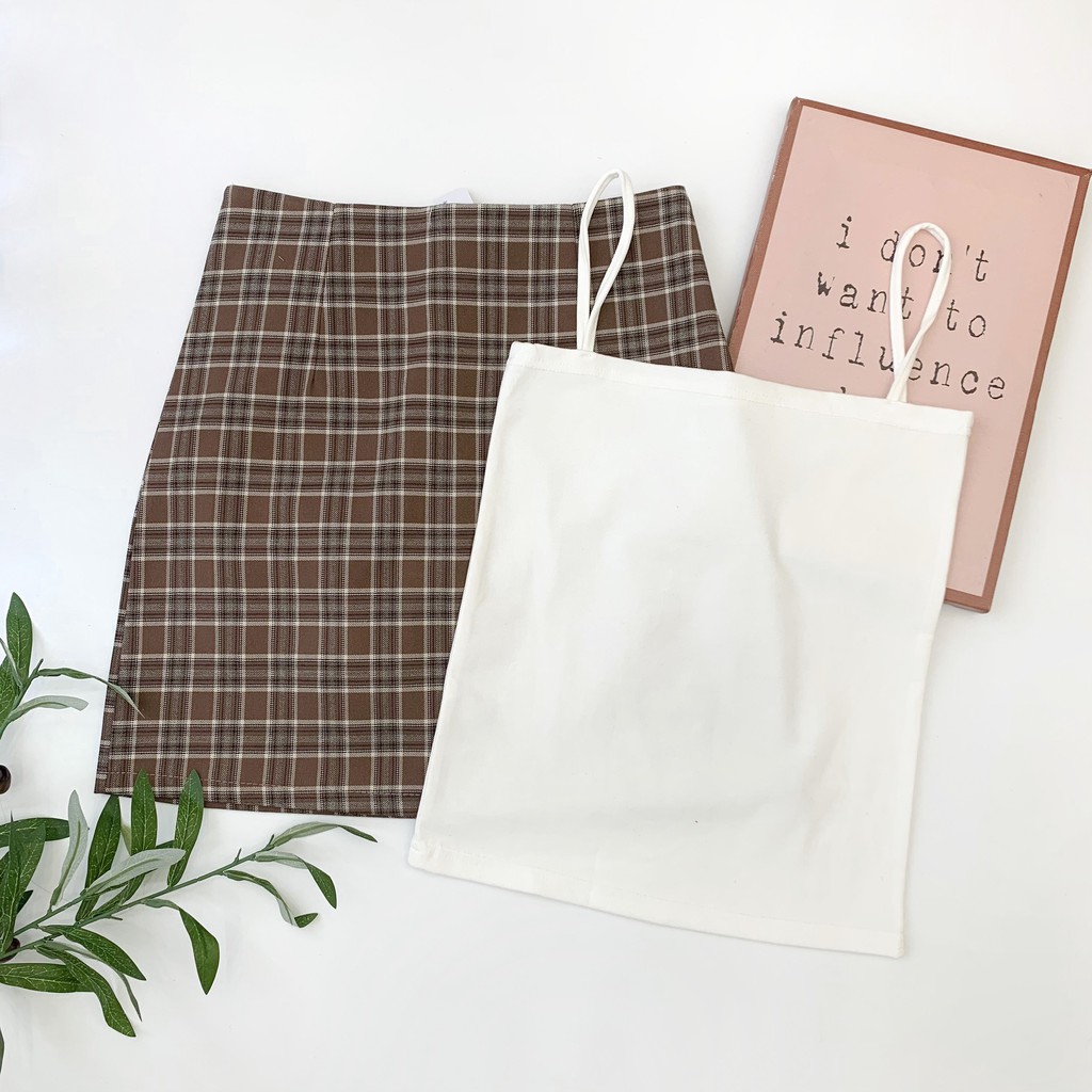 Áo hai dây basic chất cotton co giãn mềm mịn freeszie cho nữ 1BB1020A Friday | BigBuy360 - bigbuy360.vn