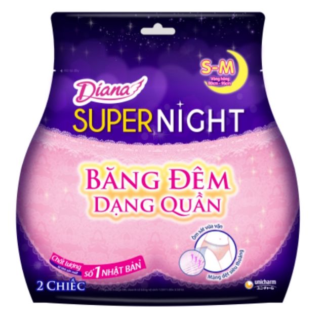 Băng vệ sinh Diana quần size S-M