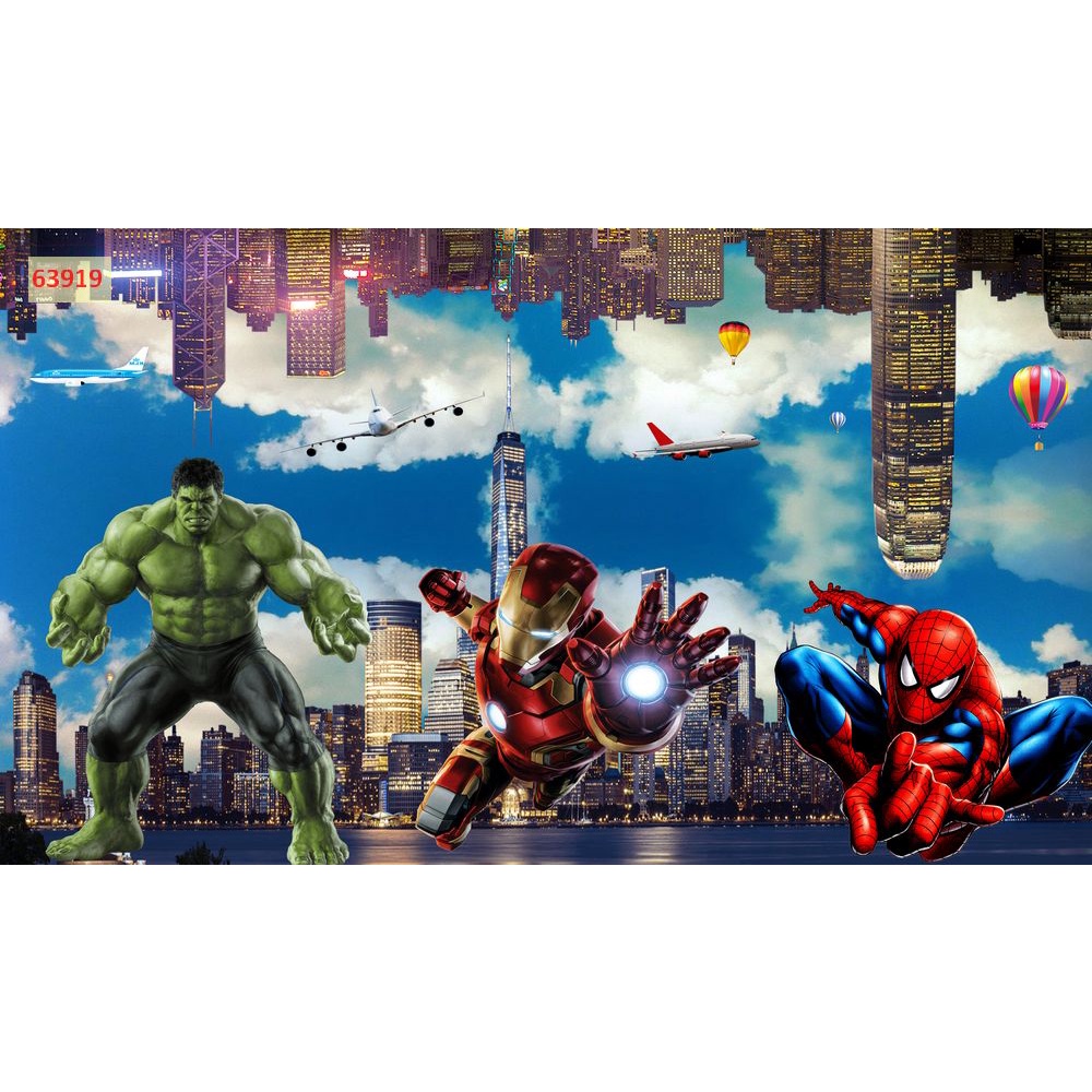 Tranh Dán Tường Trẻ Em 3D TỔNG HỢP Nhiều Chủ Đề BABY, SIÊU NHÂN, HÌNH MỘNG MƠ