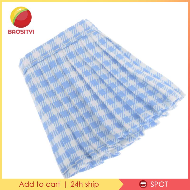 Đầm Đồ Chơi Búp Bê Baosity 1 / 6 12inch Họa Tiết Chấm Bi Trắng Đen