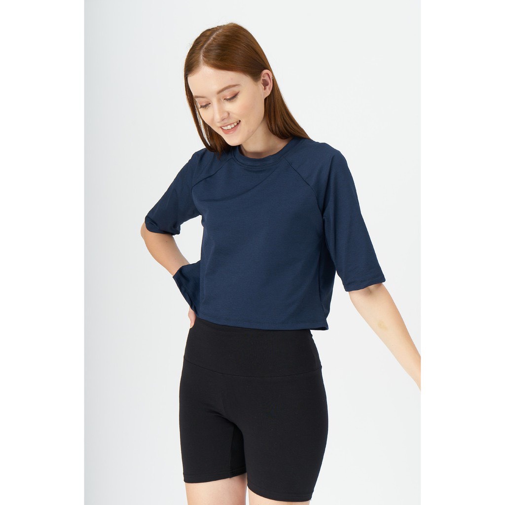 [Xả kho] Áo croptop thể thao nữ phom rộng, tập gym, yoga, aerobic