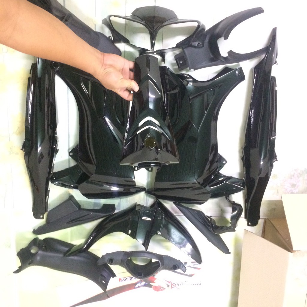 Bộ dàn áo xe Jupiter MX MÀU ĐEN -full nhựa xe jupiter gavita , nhựa ABS nguyên sinh