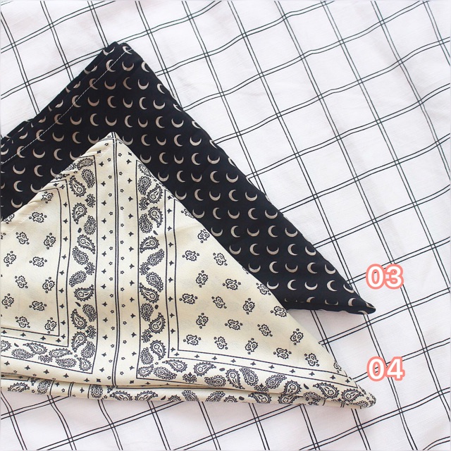 Khăn bandana lụa 60x60cm (Ocsenshop handmade)