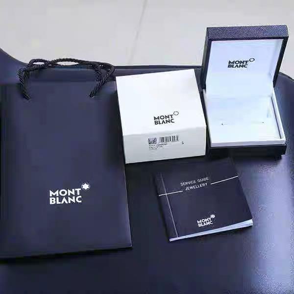 Khuy Măng Sét Bằng Thép Khắc Chữ Montblanc Dành Cho Áo Sơ Mi Nam