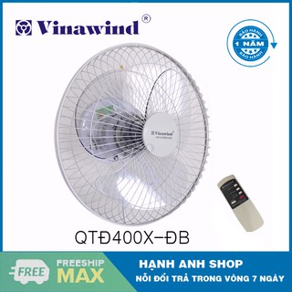 QUẠT ĐẢO TRẦN CÓ ĐIỀU KHIỂN VINAWIND ĐIỆN CƠ THỐNG NHẤT QTĐ400X-ĐB