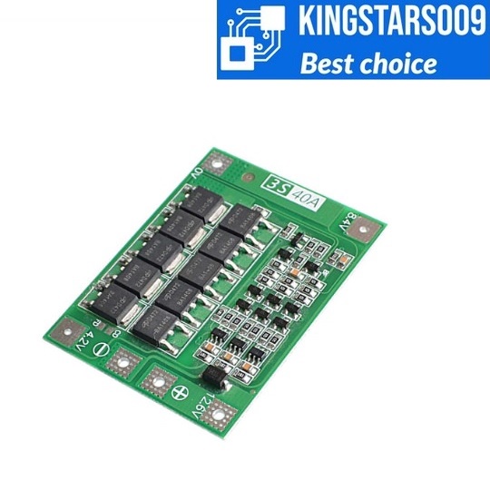 Mạch sạc pin lithium li-ion 3S 40A 60A có cân bằng