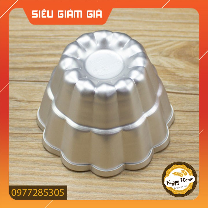Khuôn nhôm làm thạch, pudding, rau câu, hình hoa nhỏ, giá rẻ MC23