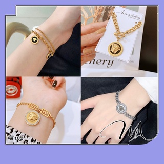 Lắc tay nữ Titan mắc xích dây đôi Versace độc đáo - Măng’s House VT162