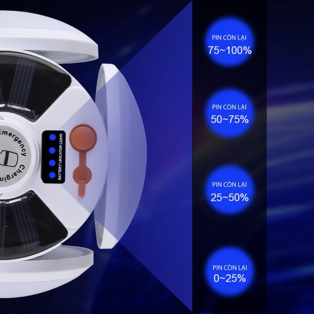 Đèn tích điện 4 chiều - Thiết kế thông minh, sử dụng đa năng, siêu tiện lợi