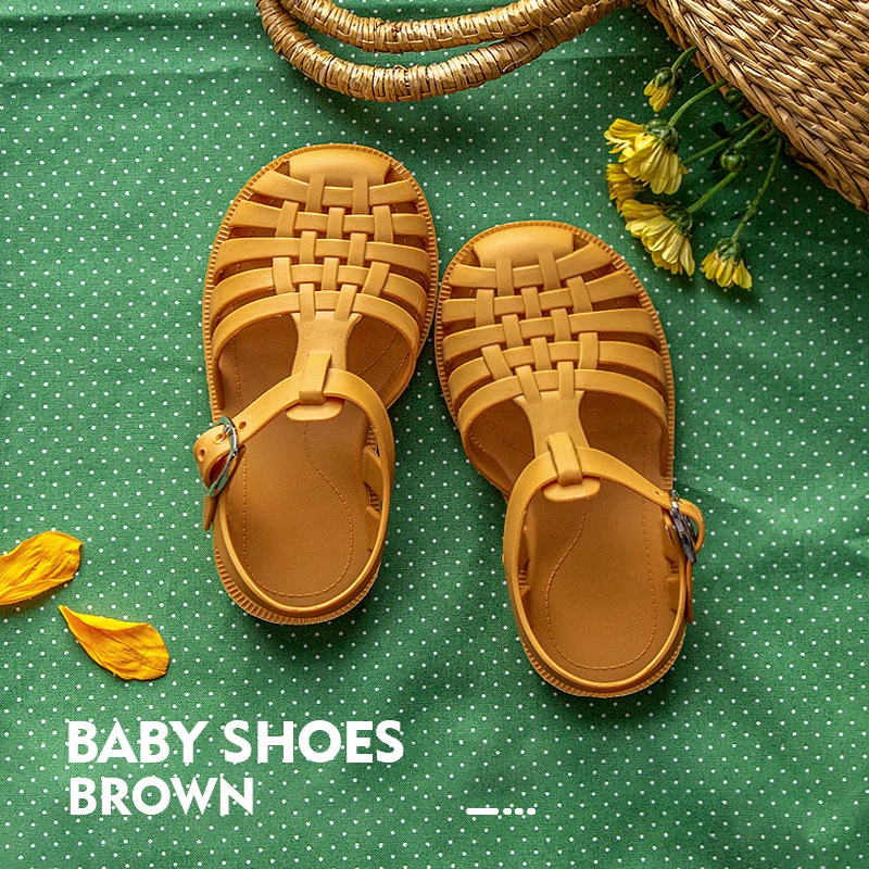 Giày sandal đế mềm chống trượt đơn giản xinh xắn dành cho bé