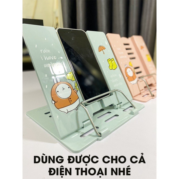 Giá đỡ đa năng Hokori Việt Nhật có thể gấp gọn dùng để kẹp sách hay đỡ điện thoai tiện dụng