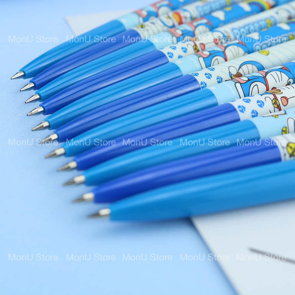 Bút bi xanh bấm hình Doraemon dễ thương cute TooYoo BK00303