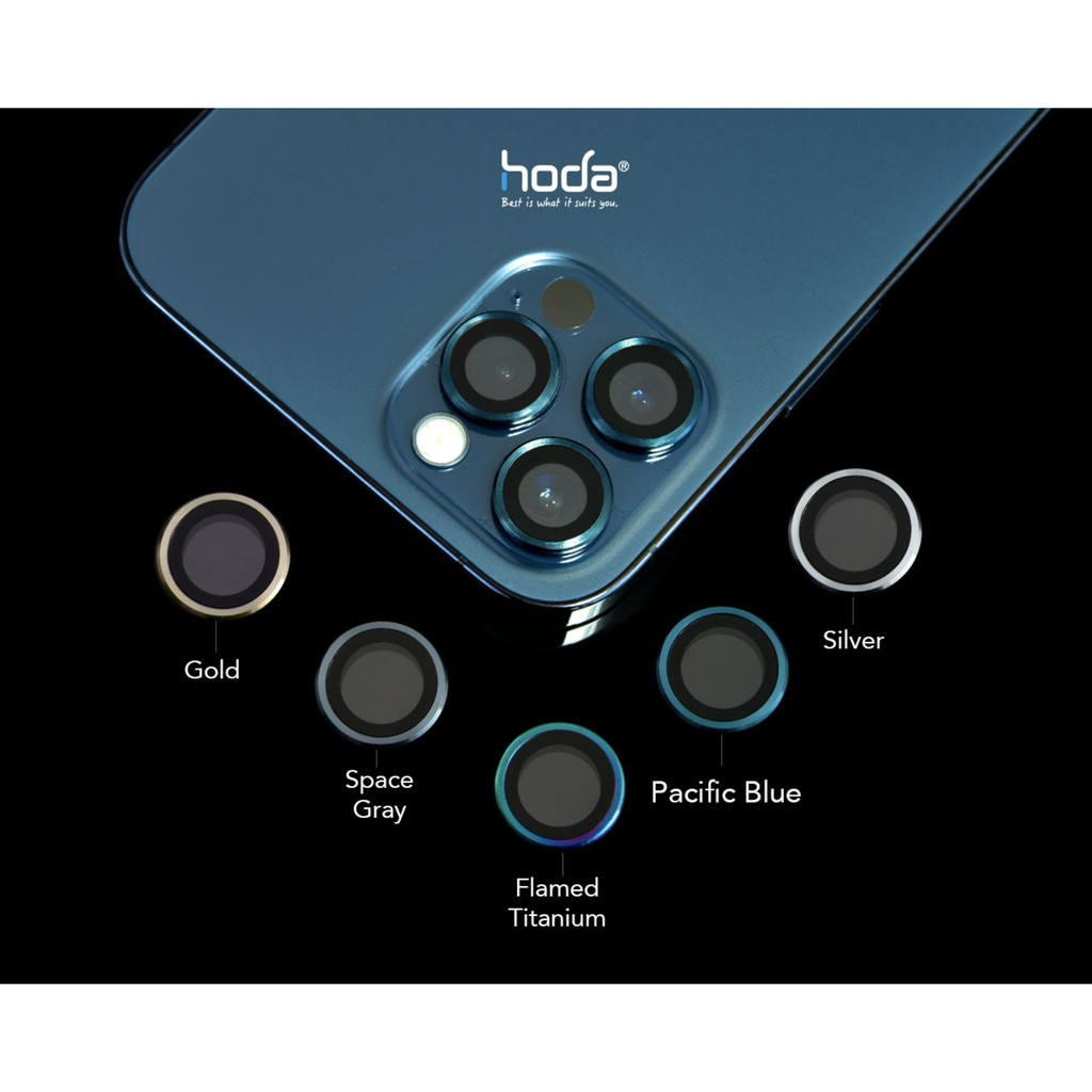 Kính Cường Lực Camera Lens Hoda Saphire iPhone 13 Pro Max / 13 Pro / 12 Pro Max / 12 Pro