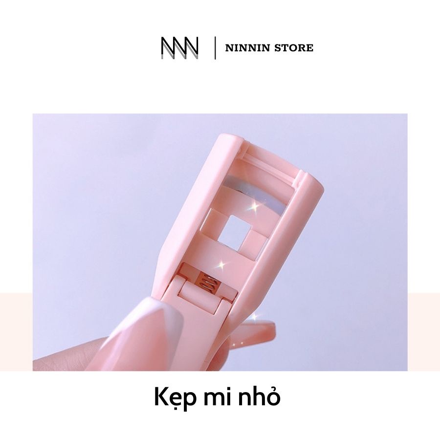 Bộ kẹp mi MARIANNE 3 trong 1 uốn cong lông mi 3D bằng nhựa màu hồng phấn | BigBuy360 - bigbuy360.vn