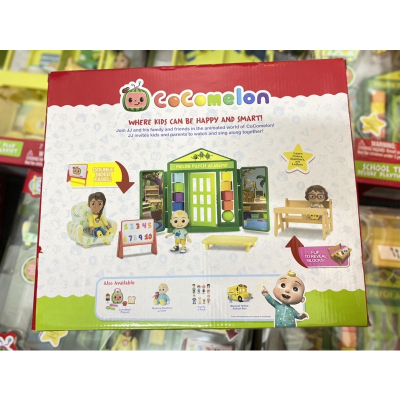 Bộ đồ chơi trường học CoComelon School Time Deluxe Playtime Set Mỹ cho bé