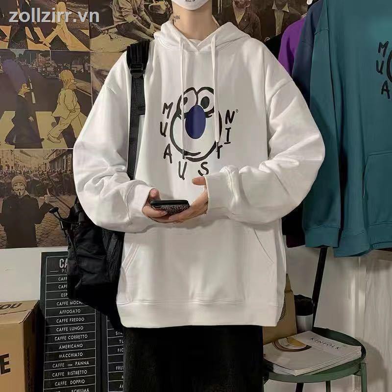 Áo hoodie dài tay thiết kế đơn giản thời trang cho cặp đôi | BigBuy360 - bigbuy360.vn