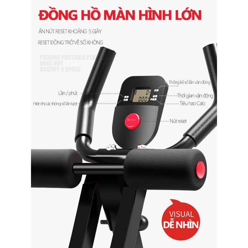 {Hàng Chính Hãng} SP54 Máy tập cơ bụng đa năng,tập chân, tập eo giúp giảm mỡ bụng, eo thon gọn