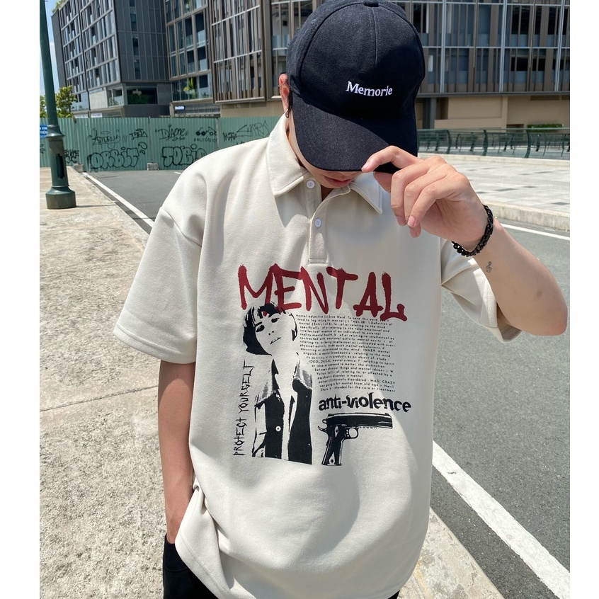 Áo Polo MENTAL®️ ANTI-VIOLENCE POLO SHIRT