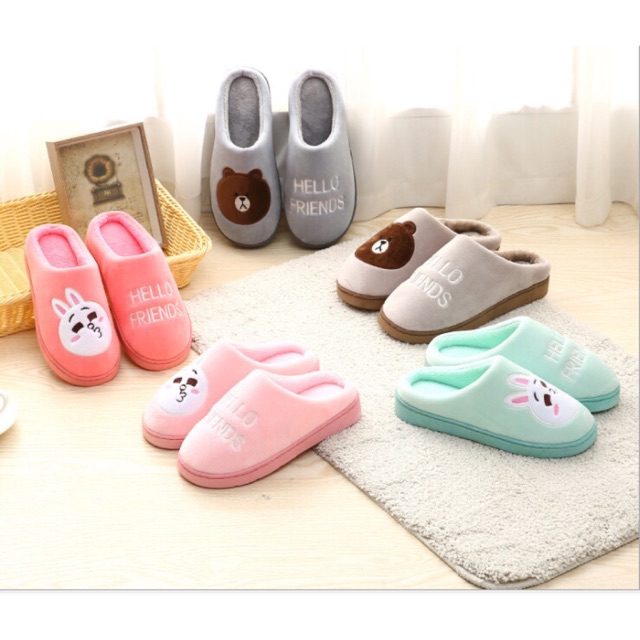 Dép bông đi trong nhà