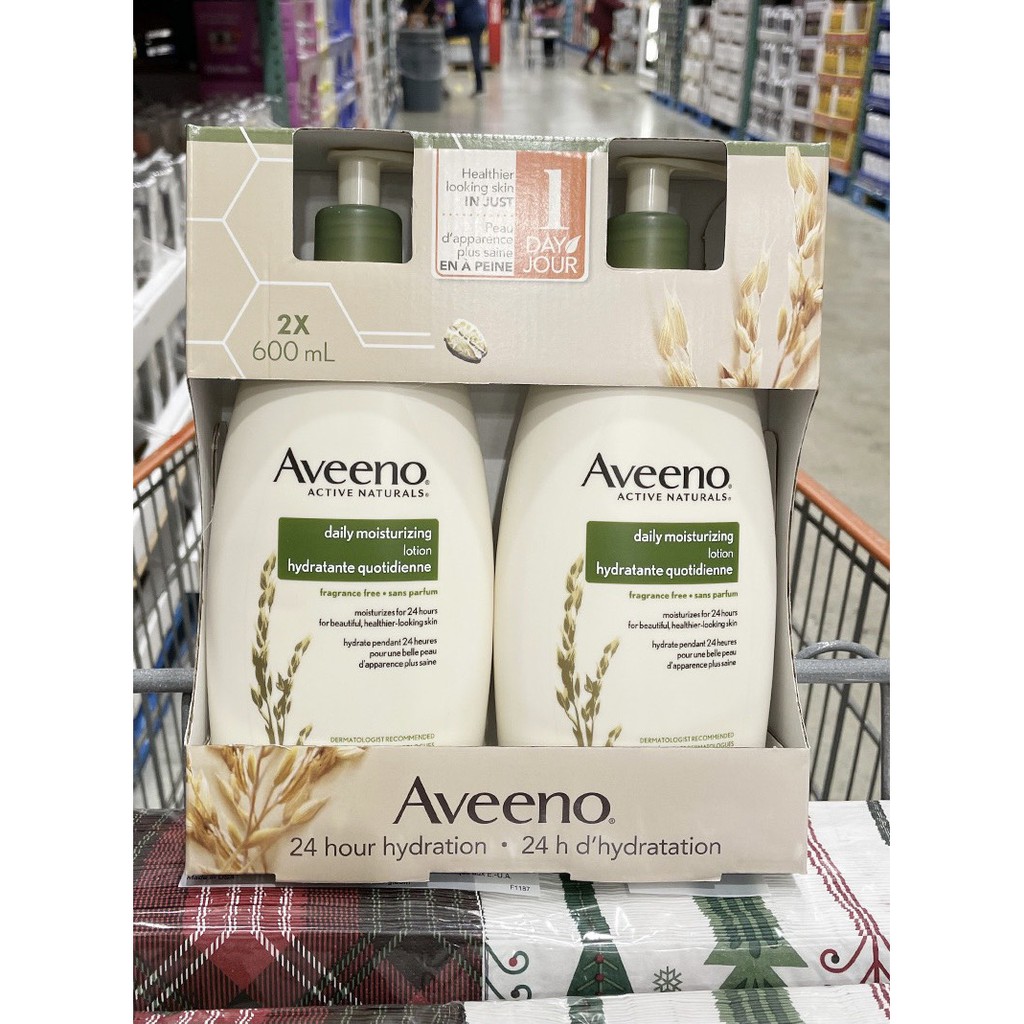 SỮA DƯỠNG THỂ AVEENO DAILY MOISTURIZING LOTION 591ML DƯỠNG ẨM NUÔI DƯỠNG LÀN DA TRẮNG MỊN KHỎE ĐẸP (CHUẨN COSTCO USA)