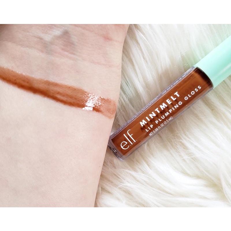 son bóng ElF Mint Melt Lip Plumping Lip Gloss