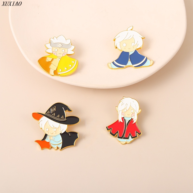 Ghim Cài Áo Phong Cách Harry Potter Tráng Men 4 Kiểu Dáng Làm Quà Tặng Cho Bạn Bè