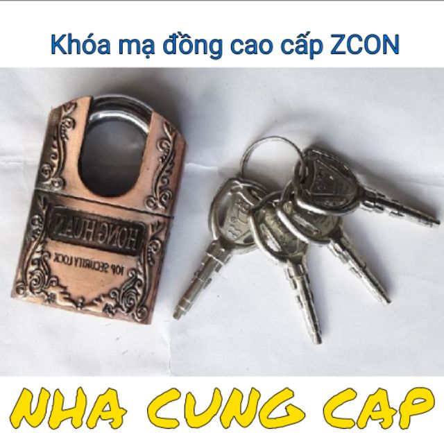 KHÓA MẠ ĐỒNG CAO CẤP ZCON