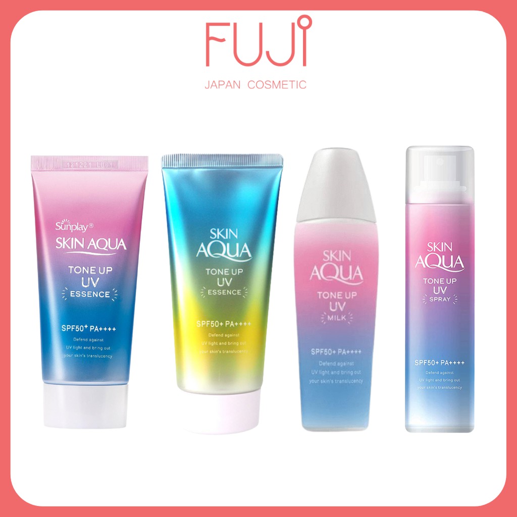 (NỘI ĐỊA NHẬT) Kem chống nắng nâng tông da Skin Aqua UV Tone up SPF50/PA++++