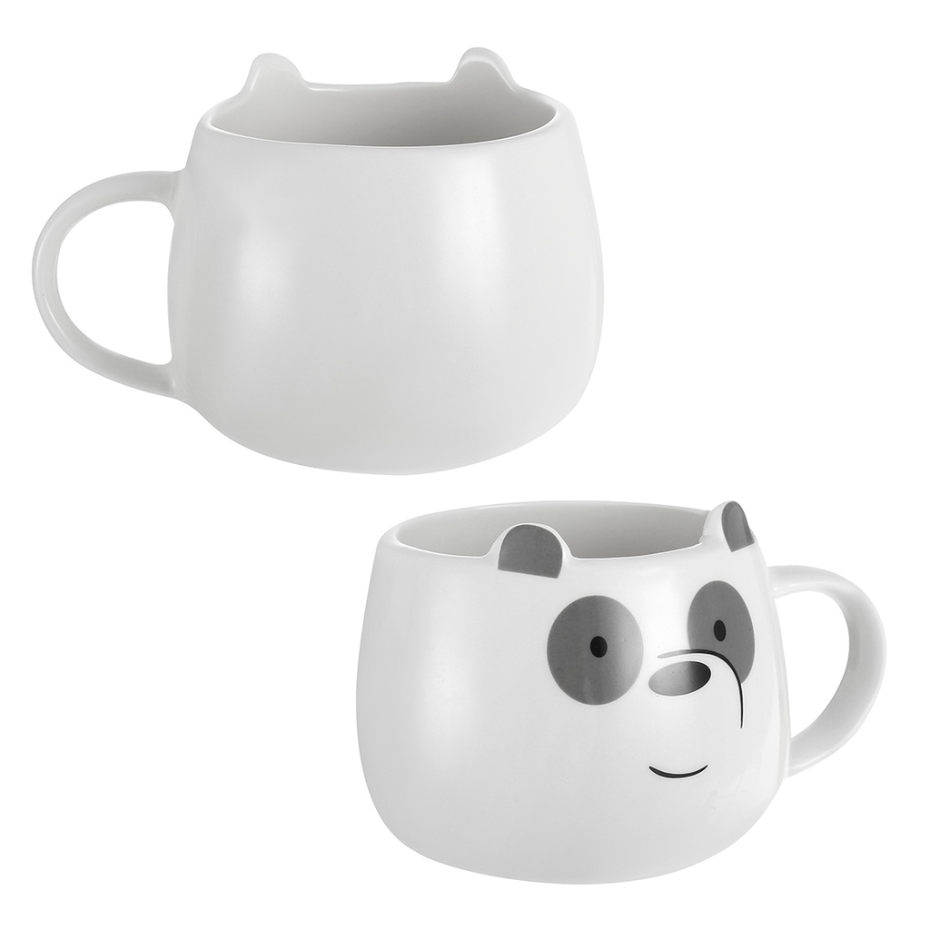 Ly sứ Panda We Bare Bears X Miniso dễ thương văn phòng 390ml