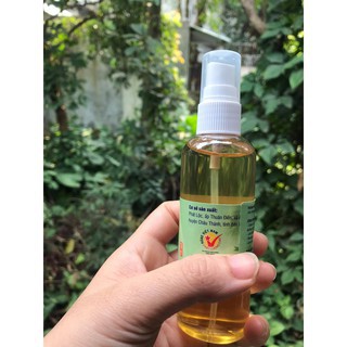 [Chai Xịt] Dầu Dừa 100% Nguyên Chất Nấu Thủ Công Vàng Óng - thơm lừng :  100ml - 50ml - 30ml - 20ml