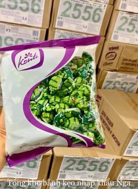 KẸO DẺO HOA QUẢ ZIVINKA HƯƠNG TRÁI CÂY HÀNG NGA DATE T2/25