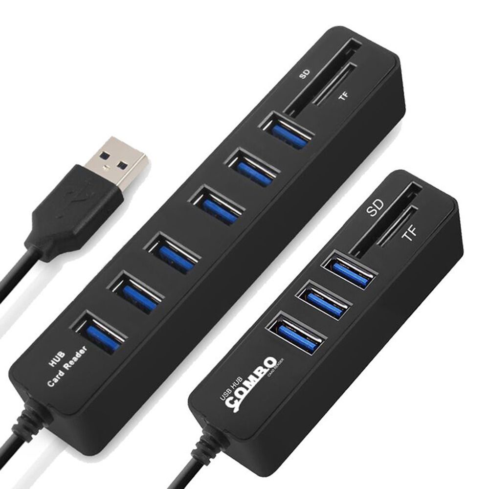 Hub đọc thẻ nhớ USB 2.0 3/6 cổng USB 3.0/2.0 2.0